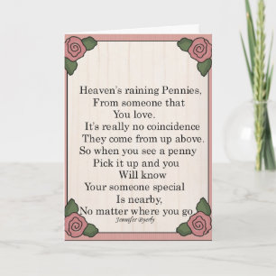 Card-Penny from Heaven-Glue Penny On Card