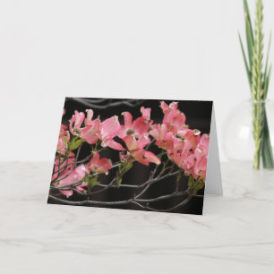Card, "PINK DOGWOOD # 2" Card