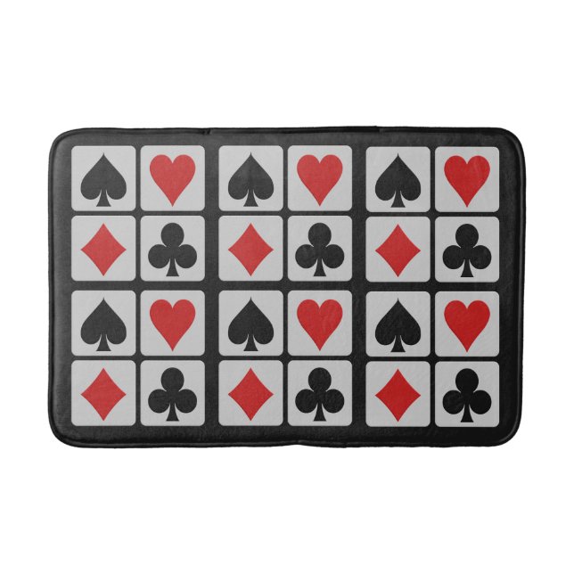 Card Player bath mats (Front)