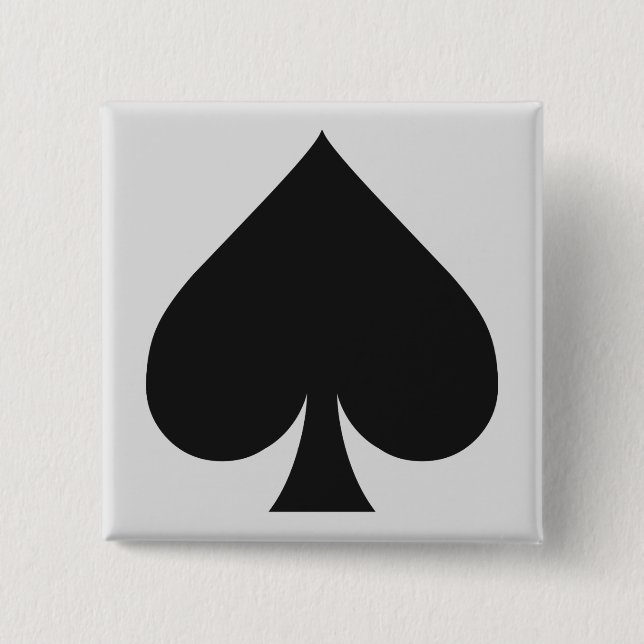 Card Player buttons - Spade (Front)