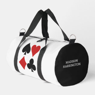 Card Player custom name Duffle Bag