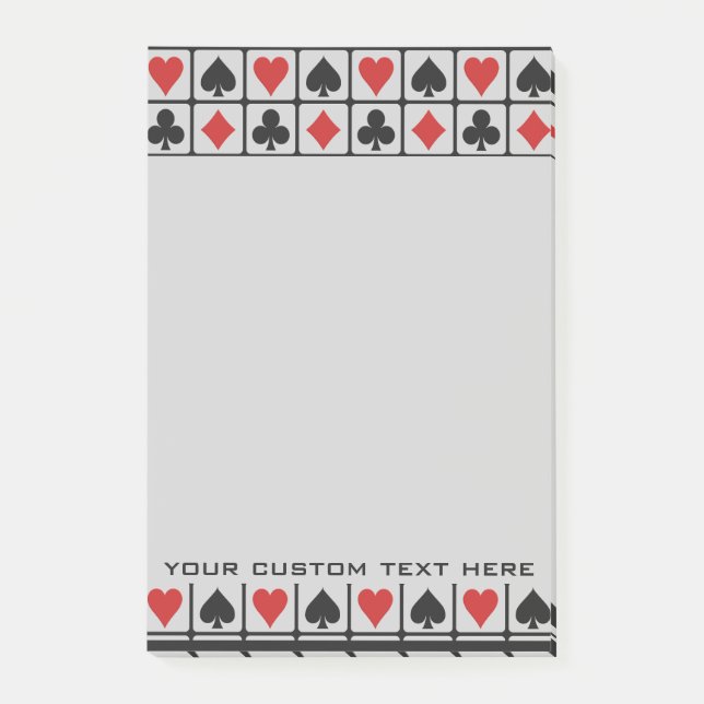 Card Player custom notes (Front)