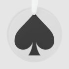 Card Player custom ornament