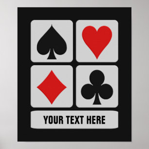 Card Player custom poster