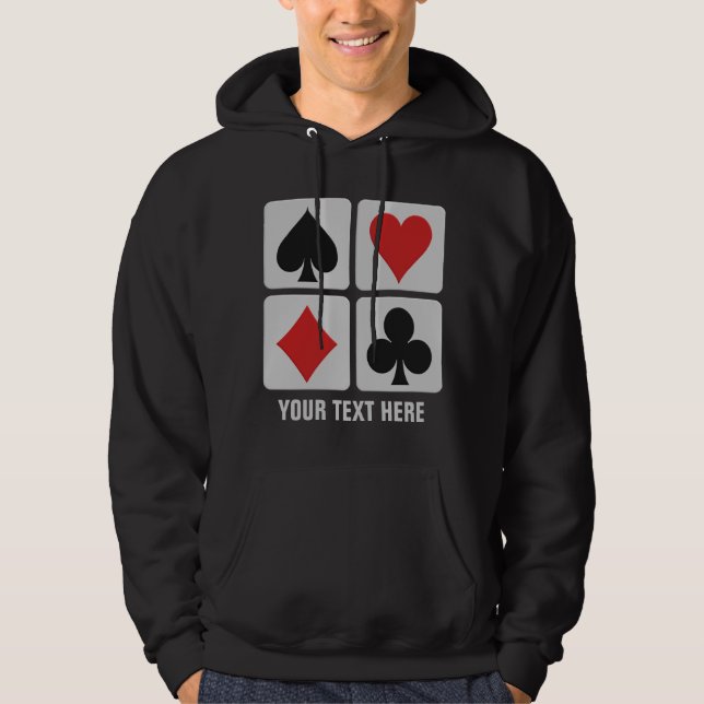 Card Player custom shirts & jackets (Front)