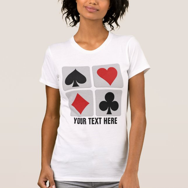 Card Player custom shirts & jackets (Front)