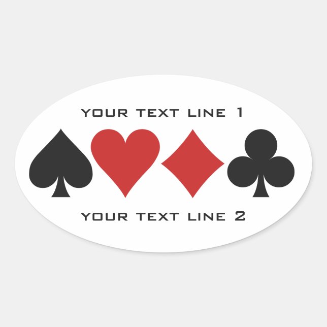 Card Player custom stickers (Front)