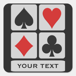 Card Player custom stickers