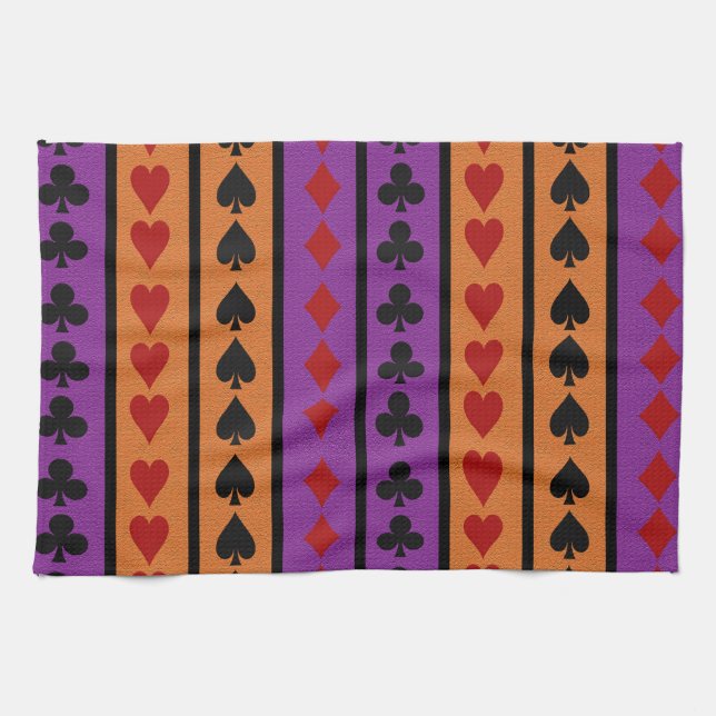 Card Player kitchen towels (Horizontal)