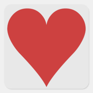 Card Player stickers - Heart