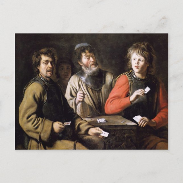 Card players by Jan Steen (Front)