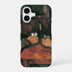Card Players by Paul Cezanne, Vintage Fine Art iPhone 16 Case