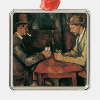 Card Players by Paul Cezanne, Vintage Fine Art Metal Tree Decoration