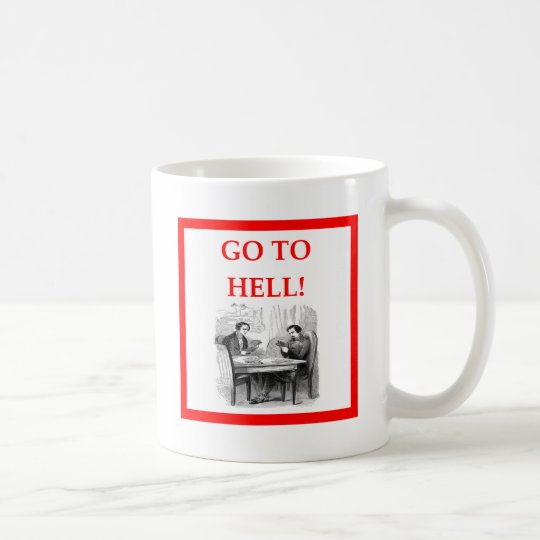 card players coffee mug