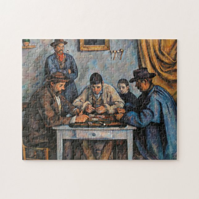Card Players Paul Cezanne Painting Art Jigsaw Puzzle (Horizontal)
