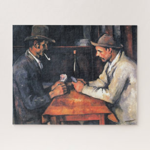 Card Players Paul Cezanne Painting Art Jigsaw Puzzle