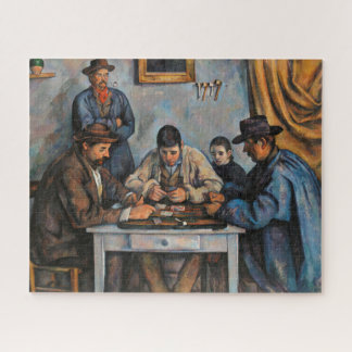 Card Players Paul Cezanne Painting Art Jigsaw Puzzle