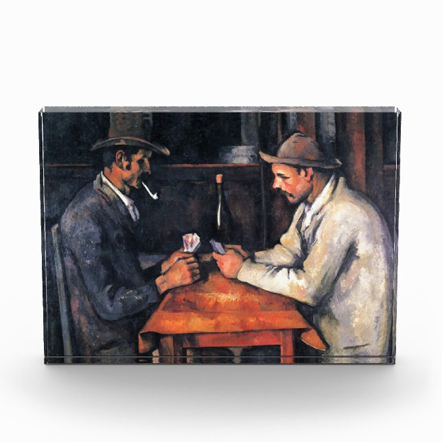 Card Players Paul Cezanne Painting Art Photo Block (Front)