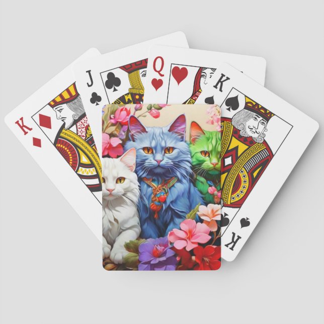 Card Poker for Cat Lovers (Back)