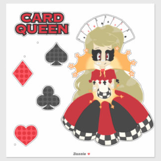 Card Queen Sticker Set