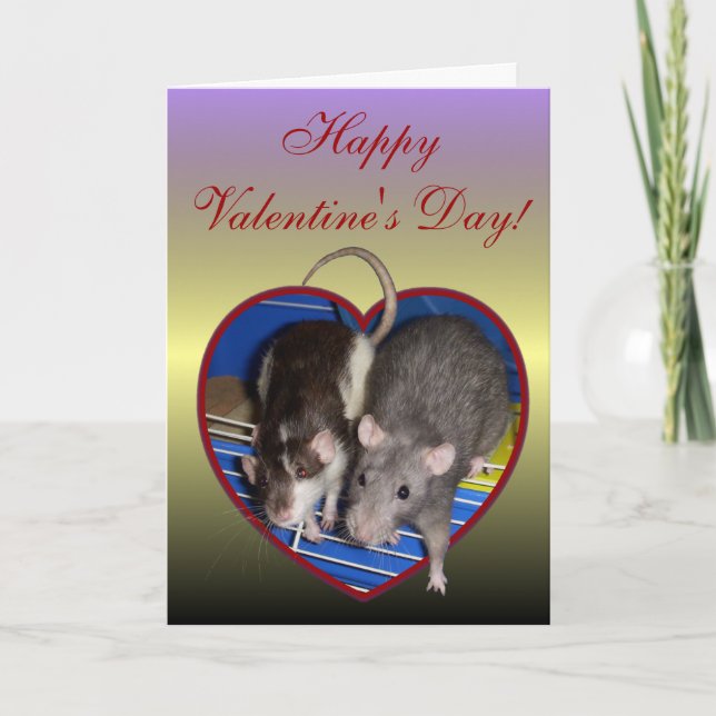 Card: Ratty Love Valentine Holiday Card (Front)