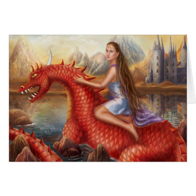 Card Red dragon (Front Horizontal)