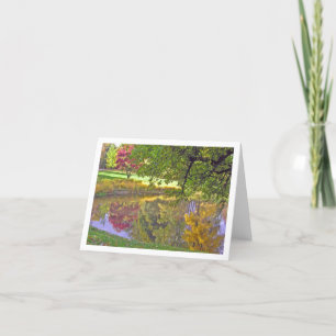 Card "Reflections in a Pond"