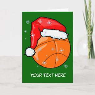 Card - Santa Basketball