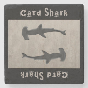 Card Shark Grey Stone Coaster