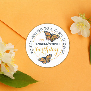 Card Shower Butterfly Envelope Seal