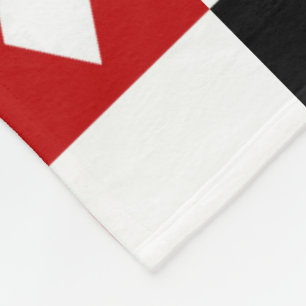 Card suit pattern game room decor blanket