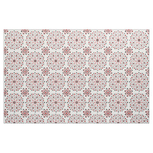 Card Suits Mandala Fabric