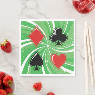 Card Suits Paper Napkins