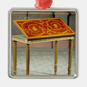 Card table, c.1770 metal tree decoration