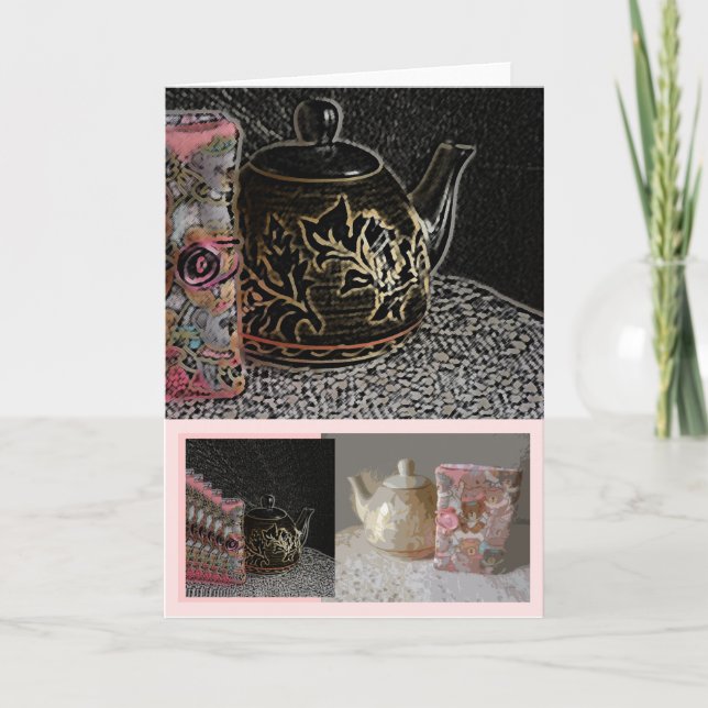 Card - Teddy Bears Books and Tea (Front)