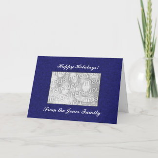 Card Template - Blue Mosaic