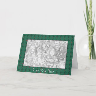 Card Template - Christmas Holly
