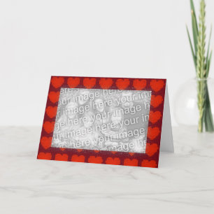Card Template - Love Heart Border