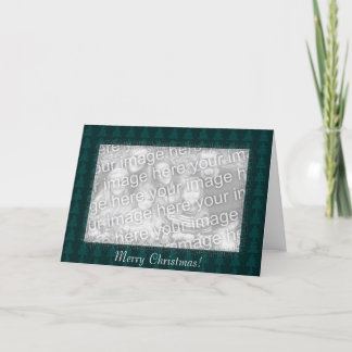 Card Template - Mosaic Christmas Tree Border