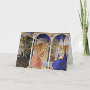 Card: The Annunciation by Fra Angelico Holiday Card