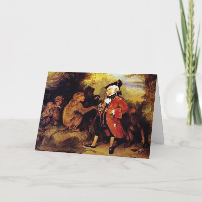 Card:  The Monkey Who Had Seen the World Holiday Card (Front)