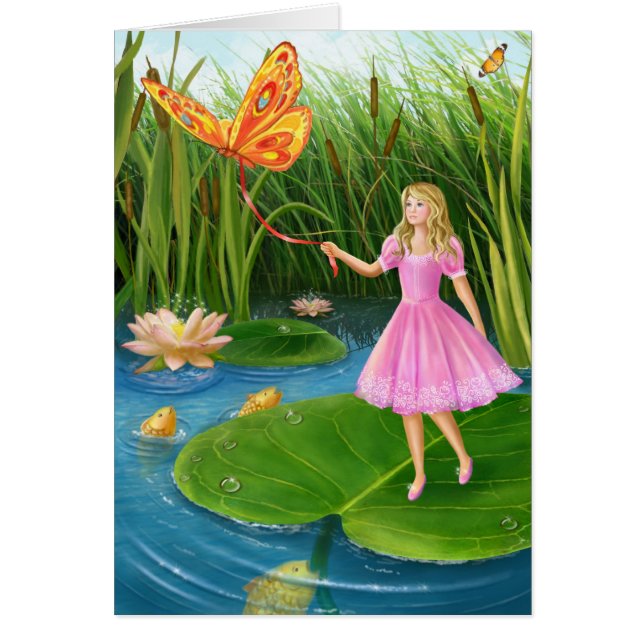 Card "Thumbelina" (Front)