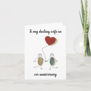 Card - To My Darling Wife On Our Anniversary