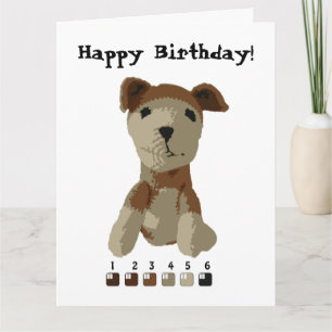 Card - Toy Dog Paint by Number