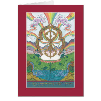 CARD Vajra (Dorje) - with explanation