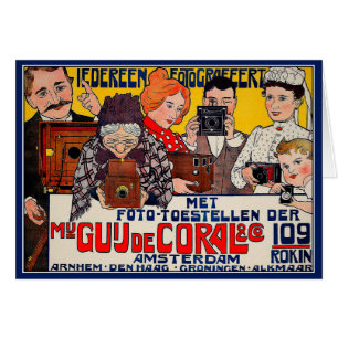 Card:  Vintage Affiche Advertising - Cameras 1901