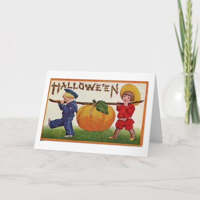 Card-Vintage Halloween Card (Front)