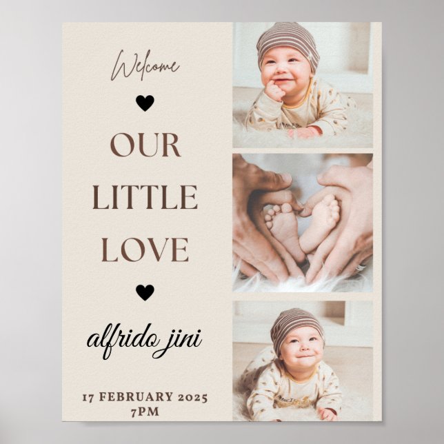 card welcom poster (Front)