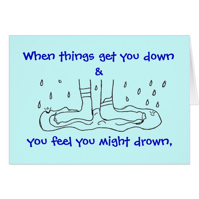 Card - Wet Socks (Front Horizontal)