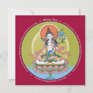 CARD White Tara - with envelope